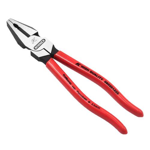 德国K牌进口钢丝钳工业级省力老虎钳子7/8/9寸多功能平口钳电工钳