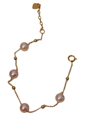 满天星珍珠手链14K包金轻奢精致