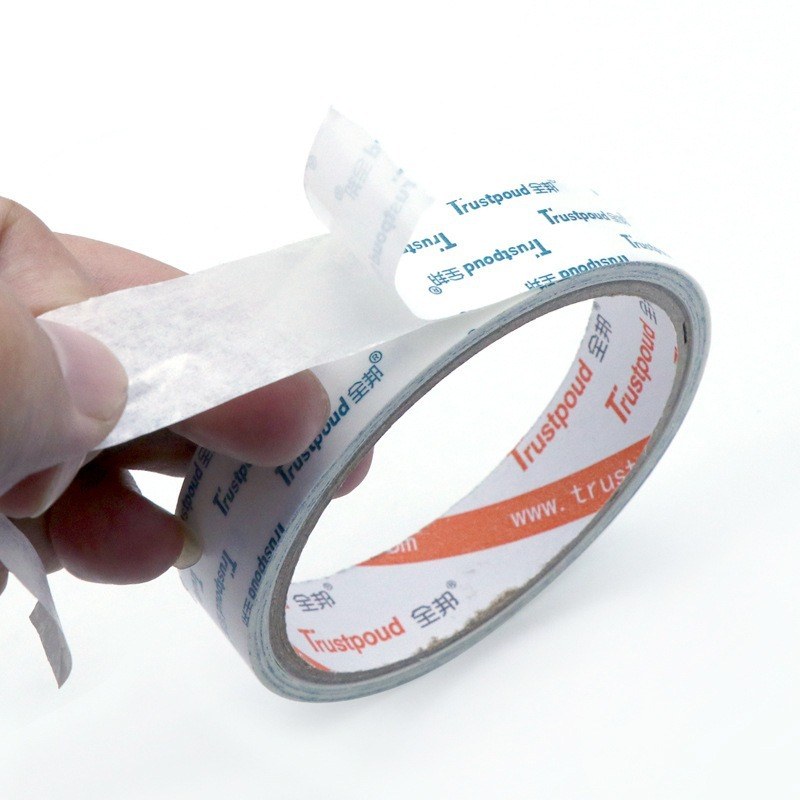 全邦T5201厂家定制无卤阻燃棉纸胶带VTM-0电池内饰汽车94V0双面胶