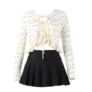 agliondy大码泳衣女泡温泉微胖显瘦遮肉胖mm高级感2025新款绝美