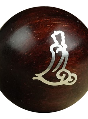 保证小叶紫檀木镶999纯银妈祖像