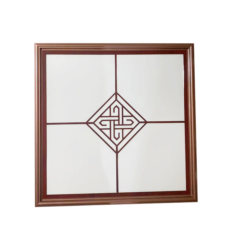 集成吊顶灯450×450客厅天花艺术吸顶嵌入式铝扣板led平板灯45x45