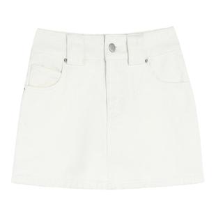 MULVAN 【现货7折】蓝色牛仔短裙女夏高腰显瘦百搭a字裙子半身裙