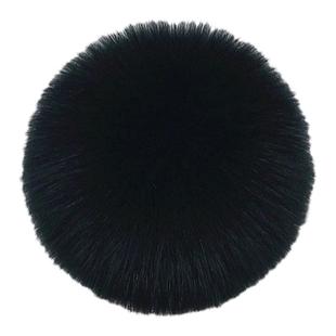 真狐狸毛球diy手工材料饰品服饰鞋包皮草带按扣超大毛球帽子配件