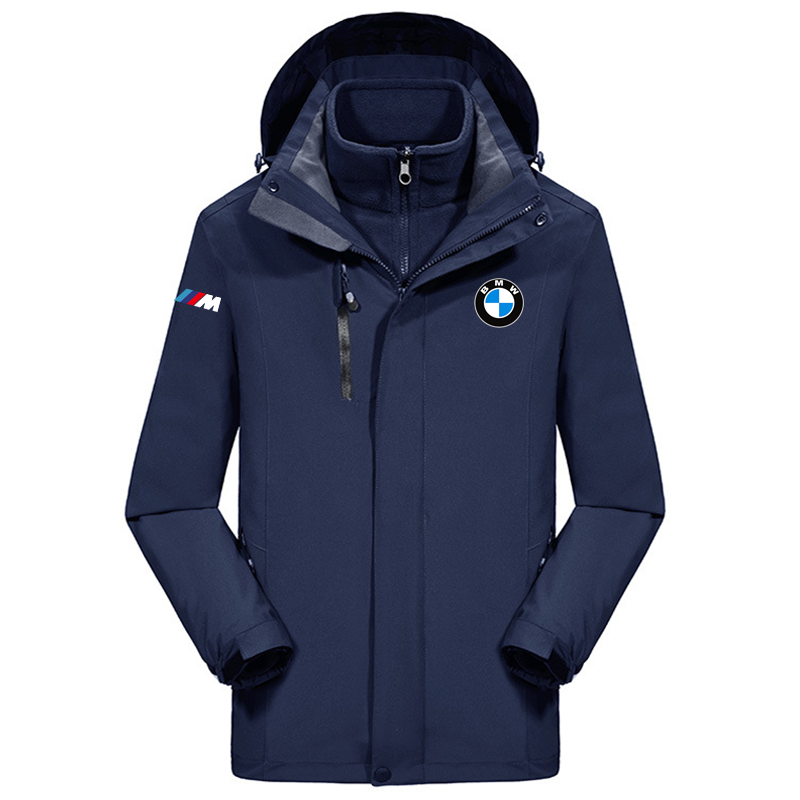 BMW宝马工作服男女春季冲锋衣两件套防风外套4S店工装定制印logo