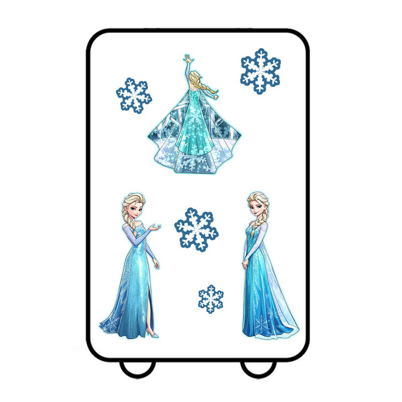冰雪奇缘防水登机箱贴纸大号贴画