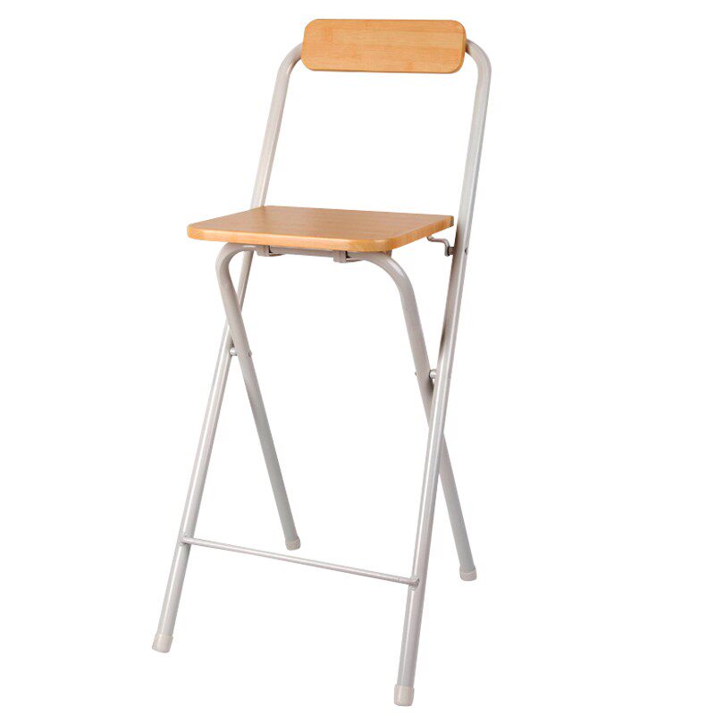 便携式可折叠椅简易吧台椅子桥筏钓鱼靠背椅家用高椅吧椅高脚椅