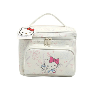 HelloKitty正版授权手提化妆包半定型多功能超大容量化妆箱收纳箱