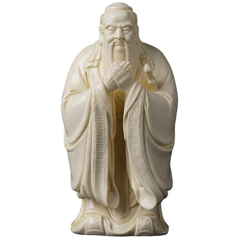东方泥土《孔子像至圣先师》