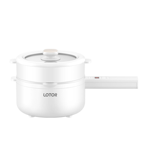 LOTOR电煮锅家用学生宿舍锅多功能一体小型电锅煮饭炒菜电热火锅