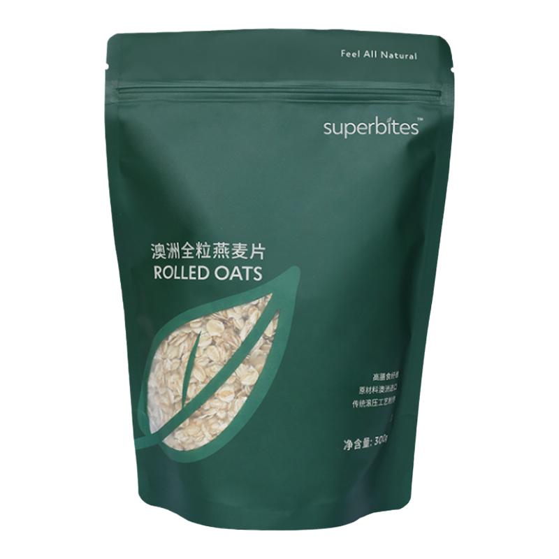 superbites纯燕麦片早餐热冲饮粥隔夜燕麦无加糖澳洲老式全粒燕麦