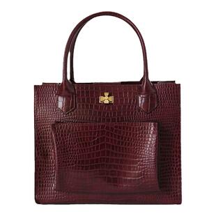 defayeblack大容量韩剧顶楼鳄鱼纹明星同款商务通勤包托特包女包