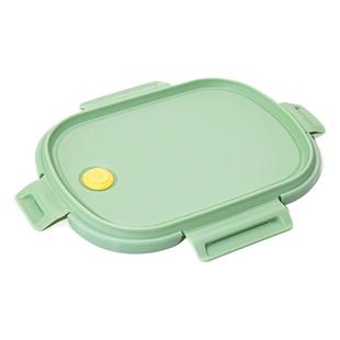 黛蒙玻璃饭盒盖子配件食品级保鲜盒盖圆形长方形便当碗通用密封盖