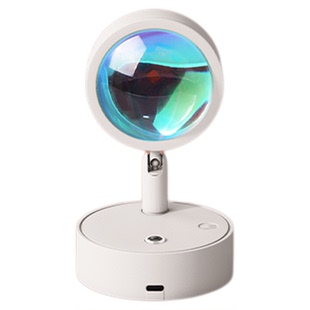 充电壁灯免布线日落夕阳灯氛围无线射灯卧室客厅背景墙装饰照画灯