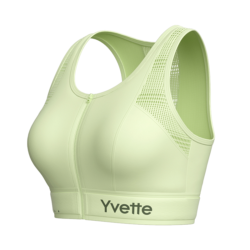 Yvette|薏凡特 前拉鏈高強度運動內(nèi)衣防震女搖滾甜心 E100841A08