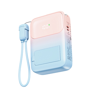 【3c认证可上飞机】Roiskin三合一磁吸充电宝20000毫安自带线插头快充适用苹果华为小米手机小巧便携移动电源