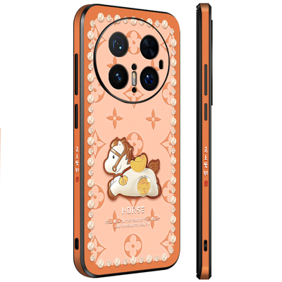 皮纹全包侧边打图趣味马上发财