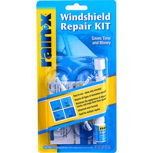 进口rainx汽车前挡风玻璃长裂痕裂纹修复液工具修补神器还原剂