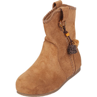 加大码女鞋41一43脚宽胖单靴女2025秋季短靴新款时尚休闲西部靴女