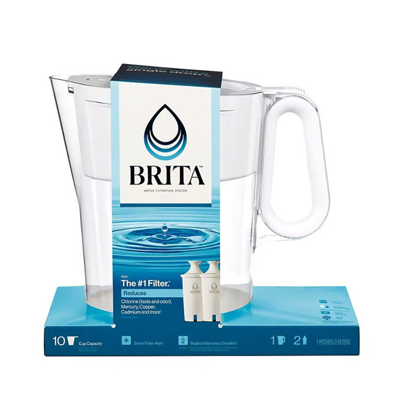 现货 美国版brita碧然德滤水壶净水壶净水器10杯水大容量+2滤芯套
