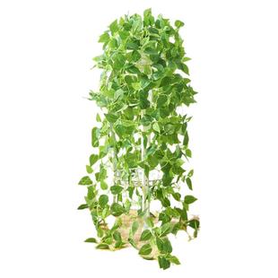 假花垂吊仿真植物盆栽装饰塑料绿萝摆设空调上放的客厅绿植吊兰