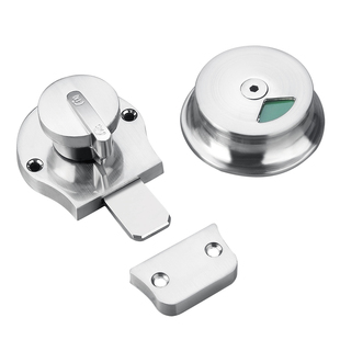 公共厕所卫生间隔断五金配件门锁米高MICO有人无人指示锁插销锁