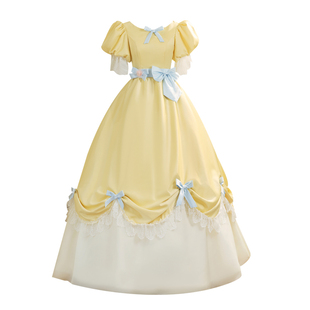 晚会主持人礼服端庄大气艺考蓬蓬裙民歌独唱音乐会美声古筝演出服