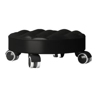 家用滑轮矮凳美缝凳子擦地带轮小板凳小凳子宝宝儿童学步圆凳