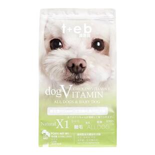 汤恩贝狗粮X1234蔬果泪痕美毛高钙全期通用型旗舰店成犬粮1.5kg