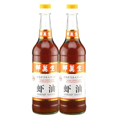 上海特产邵万生虾油卤虾油露500ml海鲜调味料烹饪海味虾油鸡醉鸡