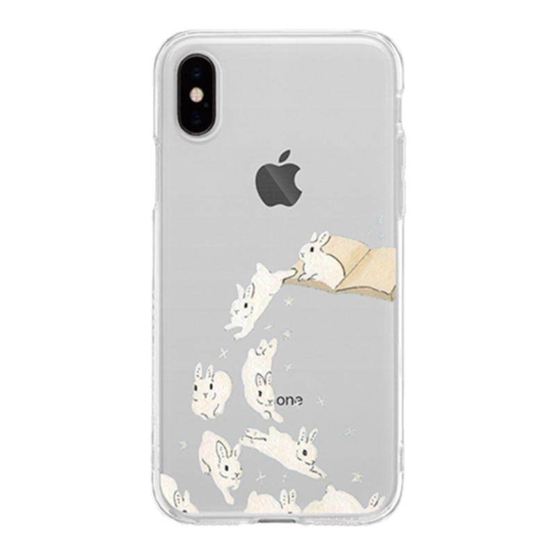 小心撒野 逃跑小兔兔 适用于iPhone16苹果17promax透明软壳苹果/华为/小米/OPPO/VIVO全包手机壳