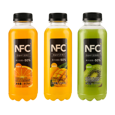添加NFC果汁混合味nfc橙汁芒果汁整箱批发6/15瓶浓缩果味