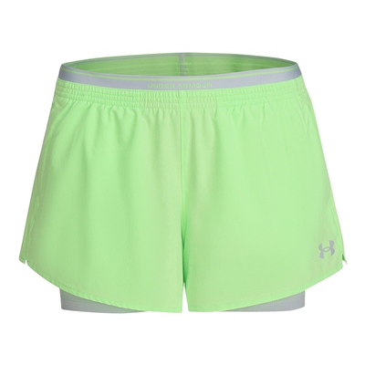 安德玛春夏新款Vanish女裤二合一训练健身运动裤短裤6009967-712
