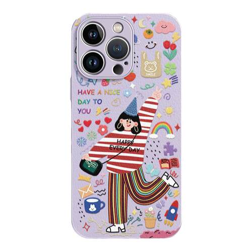 适用苹果16pro手机壳iPhone13/17/12/14女款16ProMax小众高级感8Plus少女硅胶带挂绳x小羊皮15promax新款11皮