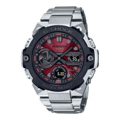 卡西欧钢铁之心光能蓝牙手表防水