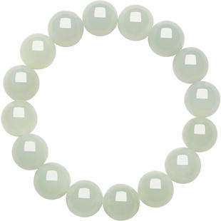 周六福玉石手串男款玉石和田青玉江上清风手链官方正品新年礼物