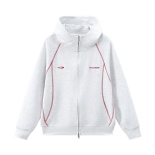 江南先生NewJNXS7A抗菌莱赛尔修身连帽卫衣春撞色哈苏线休闲外套