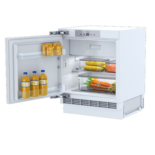 【卧式全嵌】阿塔斯RK810全嵌入式小冰箱卧式单门隐藏内嵌底冰箱