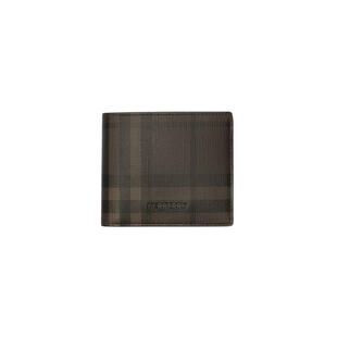 【新款】BURBERRY男士 都市格纹双折钱夹 81318971