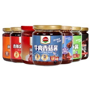 金菜地香菇牛肉酱下饭拌面酱拌饭菜豆干炸酱面专用辣椒酱特产包邮