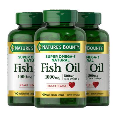 自然之宝欧米伽3深海鱼油软胶囊鱼油/深海鱼油成人呵护心脑保健品