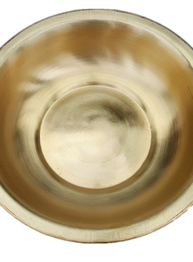 加厚纯黄铜黄铜盆水盆洗脸盆洗脚盆新婚盆补充铜元素 大号浴佛盆