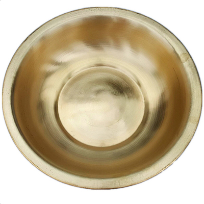 加厚纯黄铜黄铜盆水盆洗脸盆洗脚盆新婚盆补充铜元素 大号浴佛盆