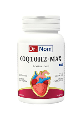 drnom英国进口复合辅酶q10软胶囊丹参还原型保护心脑血管心脏心肌
