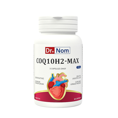 drnom英国进口复合辅酶q10软胶囊丹参还原型保护心脑血管心脏心肌