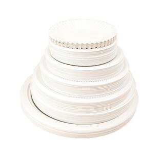 空白纸盘 一次性蛋糕盘幼儿园纸盘子手工碟子餐盘儿童diy制作画画