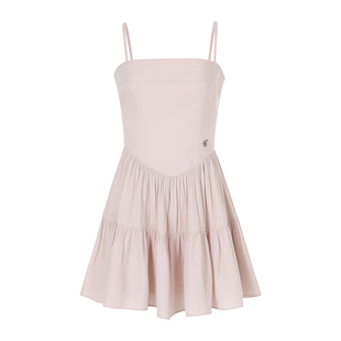 Notyourrose2025新款纯欲芭蕾风抹胸吊带连衣裙miu里miu气短裙夏
