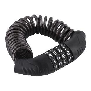 头盔锁防盗锁摩托车钢丝链条锁山地自行车防盗密码钢丝绳锁行李锁