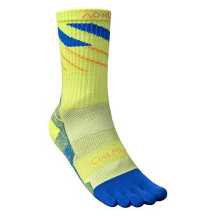 奥尼捷运动长筒五指袜专业越野跑步袜马拉松登山徒步速干分趾袜子