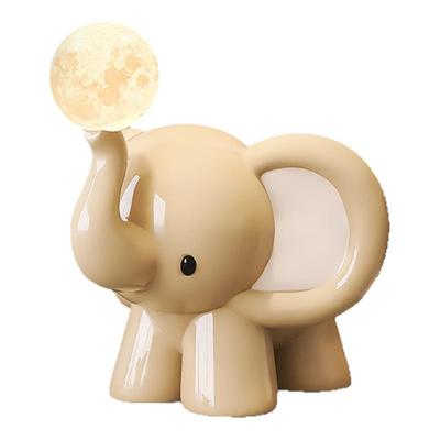 轻奢高级感大象边几摆件